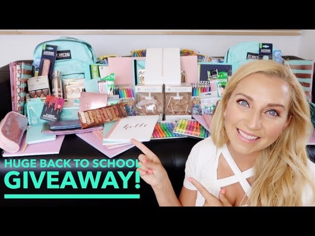 💥THIS VIDEO IS FROM 2017! ENTER THE 2018 Back to School Giveaway here: https://www.youtube.com/watch?v=QUeftxWXqoo 
    Time to do another Back to School Giveaway with the BIGGEST Back to School Giveaway EVER!🙌 Sharing my Back to School Supplies HAUL and giving away school supplies, back to school makeup, Jansport backpacks and even an iPad! We will have 3 winners and this giveaway is open INTERNATIONALLY! In fact, last year, I ended up shipping the winner's prizes overseas!

This video IS NOT sponsored. I actually purchased all of these items with my own money to give away to you guys as a THANK YOU for following and supporting my channel!😘😘

UPDATE: CONGRATS to Tishya Thomas, Paola Rendon &  Stella Tangonan! They are the verified winners of this Back to School Giveaway! They have all been emailed directly to be notified that they won. 💥WANT TO ENTER MY 2ND BACK TO SCHOOL GIVEAWAY?? Enter over here: https://www.youtube.com/watch?v=NF7X5w-Qq9I 💥


🌟TO ENTER:  You MUST go through this link and follow the directions ➡➡ http://themeleashow.com/2ndBTSGiveaway ⬅⬅ There is no other way to enter.  Winners will be announced in 3 weeks, on August 1st, 2017. Winners will be emailed directly and I will announce the winners here in the YouTube Description and in the comment section below. GOOD LUCK!

💥ARE YOU NEW TO MY CHANNEL?  Don't forget to SUBSCRIBE! Would LOVE to have you as part of The Melea Show Family!👪 💋

💗OTHER VIDEOS YOU WILL LOVE:

🎥How to Get Rid of Acne Fast & OVERNIGHT with my Band-Aid Trick: https://www.youtube.com/watch?v=CzH094h1Fdo

🎥Costco Shopping Tips: What you SHOULD & SHOULDN'T Buy at Costco! https://www.youtube.com/watch?v=5xNNsezts3w

🎥How to Get FREE Stuff at Disneyland!  (22 Disneyland FREEBIES!) https://www.youtube.com/watch?v=1Pbv4cCLz8k

💰Want to "Live the Ultimate Life for Less"??  Don't forget to SUBSCRIBE to my channel by clicking here  ➞ ➞  http://TheMeleaShow.com/YouTube **Make sure you click the bell icon so you can get notifications. I like to do LIVE Videos and LIVE giveaways a lot! That way,YouTube will let you know when my next video goes up. And I don't want you to miss anything!

💗Would LOVE for you to follow me over on Instagram for posts and my InstaStories! We have a lot of fun over there. I share more money-saving tips, beauty tips, favorites, our family's travels and more! Find me @TheMeleaShow over there. And comment with #YouTubeFam so I know you came from YouTube!

FOLLOW ME:
💙Instagram ➜ http://www.Instagram.com/TheMeleaShow
💙Facebook ➜  http://www.Facebook.com/TheMeleaShow
💙Twitter ➜ http://www.Twitter.com/TheMeleaShow

🌟Tune-In Every Tuesday and Thursday Night to watch a new video!

For collaborations, business inquiries, and personal inquiries please contact melea@themeleashow.com.

Want to send me something?! I love getting stuff in the mail & may feature it on one of my videos:

The Melea Show
1878 W 12600 S #507
Riverton, UT 84065

XO, 💕Melea

TO SEE THE OFFICIAL RULES AND REGULATIONS FOR THE YOUTUBE GIVEAWAY, PLEASE HEAD HERE➡➡ http://themeleashow.com/official-youtube-giveaway-rules/

FTC Disclaimer: This is not a sponsored video, and neither YouTube nor any other brand or company are sponsors nor party to the giveaway.