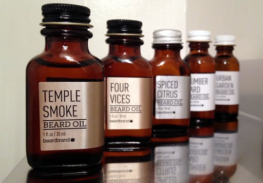 Beardbrand's product line