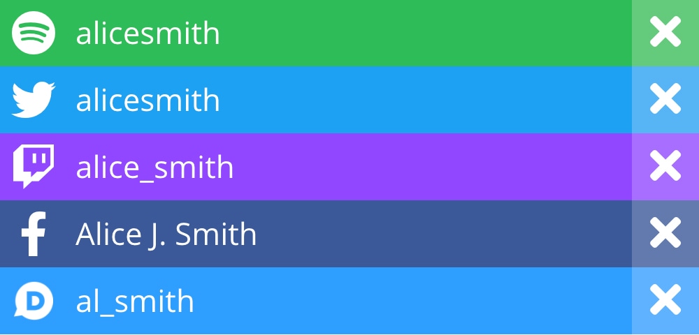 Unlink Social Accounts From Gleam