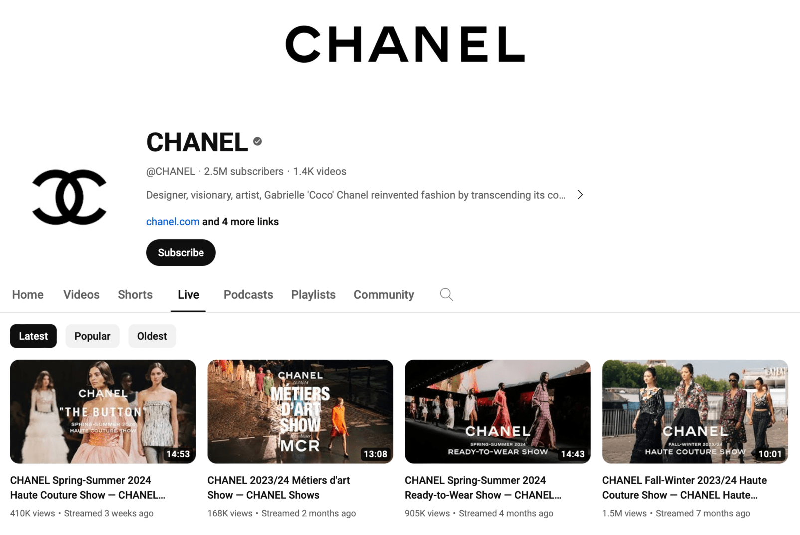 YouTube creator livestreaming to engage with subscribers in real-time