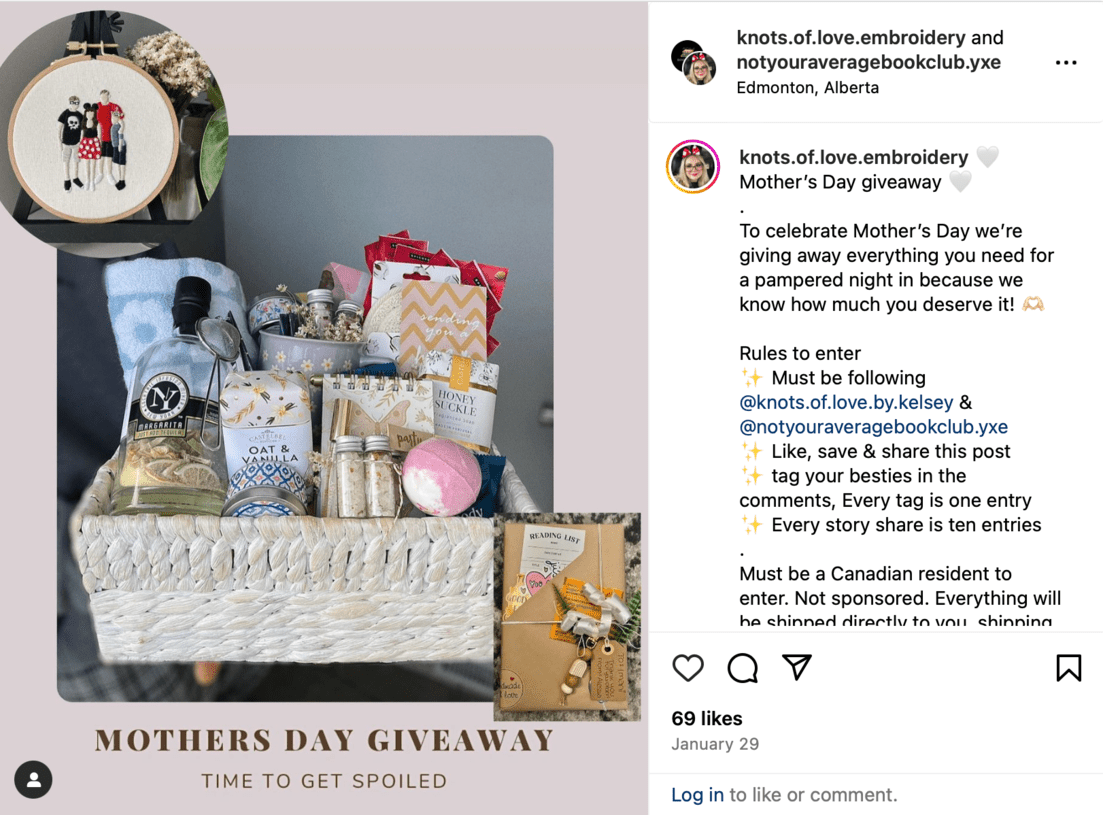 Wellness giveaway for Mother's Day